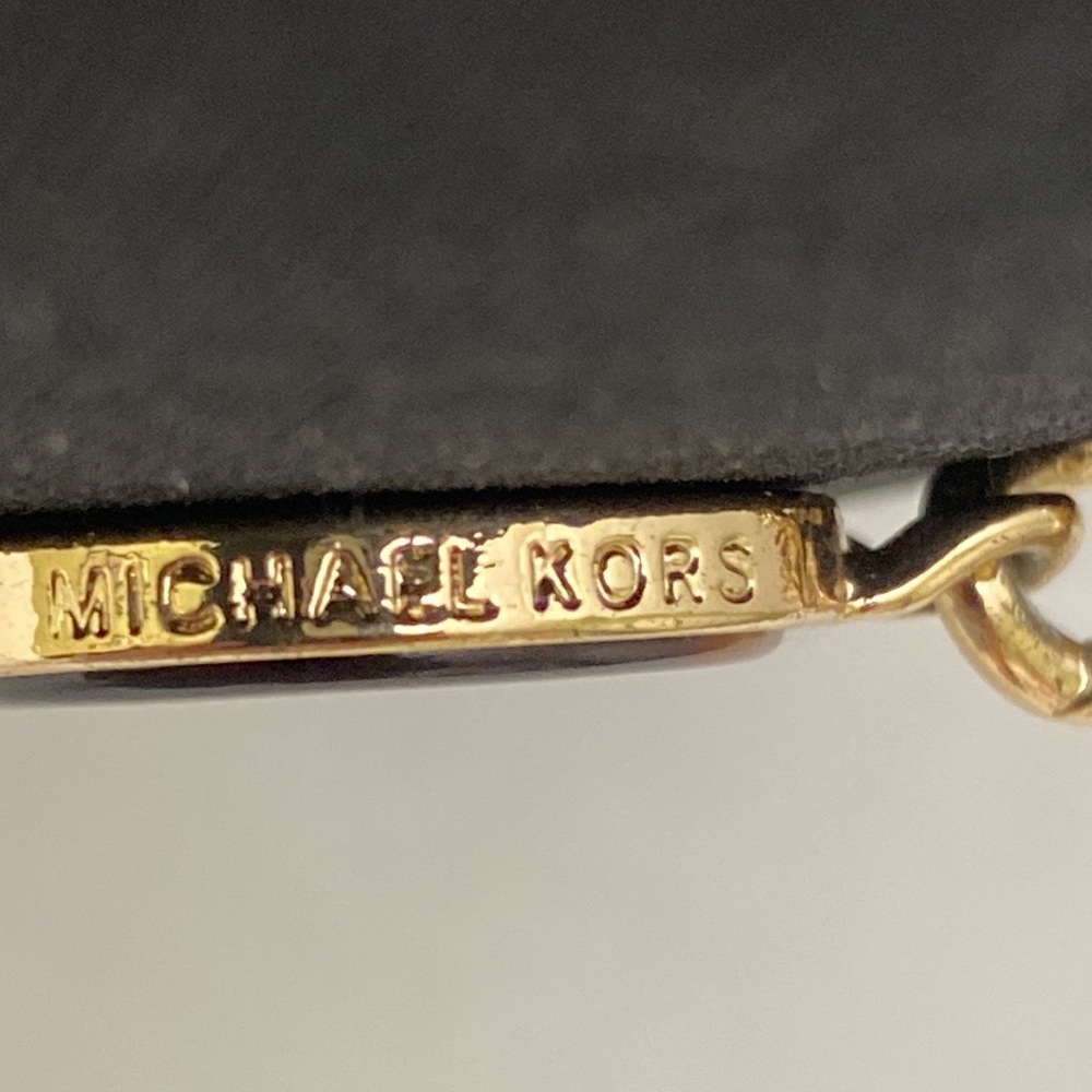 Michael by Michael Kors Women's Hamilton Gold Tone Chain Lock Belt - Picture 9 of 11